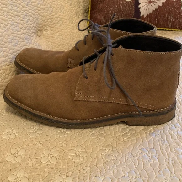 Johnston & Murphy size 10 crepe sole chukka boots - Picture 2 of 10